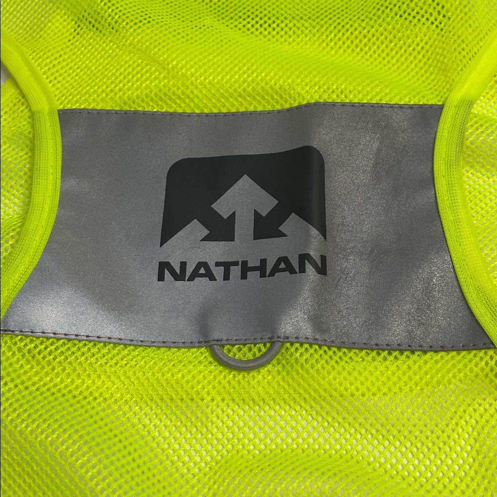 Nathan Neon Yellow Safety Vest with Reflective Panel.  Size S/M. - Picture 2 of 6
